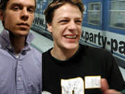 Die Macher der Party Partei: Constantin (links) und Stefan