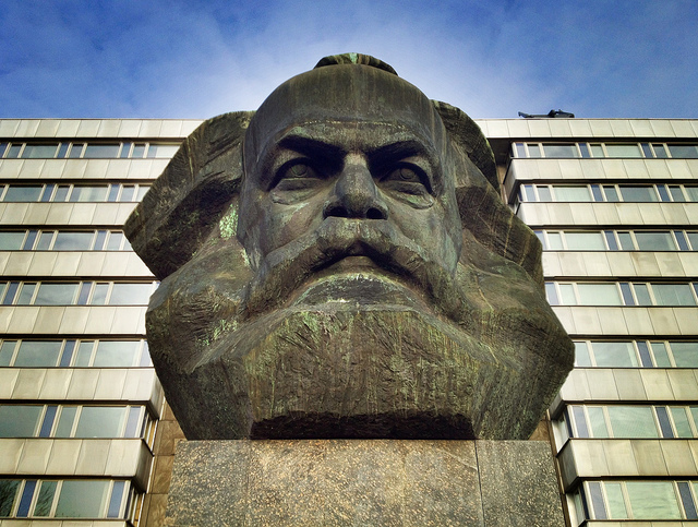 Die Ikone Marx aus sozialistischer Sicht: Statue in der ehemaligen Karl-Marx-Stadt Chemnitz
