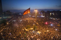 Proteste auf dem Taksim Platz - Juni 2013.